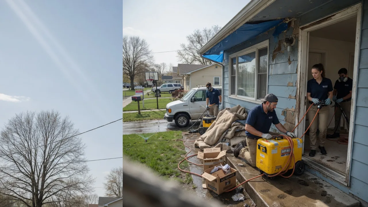 Basement Flood Cleanup in Helenville, WI near me